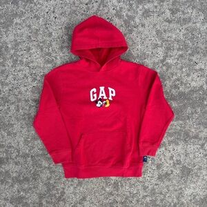 GAP Red Hoodie with Mickey Mouse